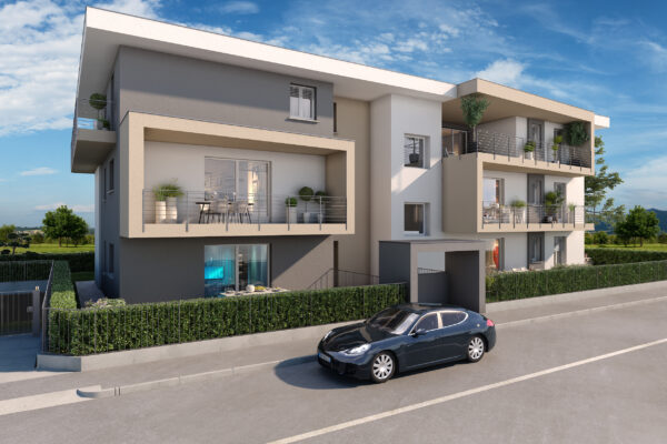 NUOVO RESIDENCE IN COSTRUZIONE – BELLISSIMO TRILOCALE CON BALCONE E BOX!